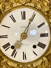 Orologio a colonna pendolo metà XIX secolo . Restaurato funzionante