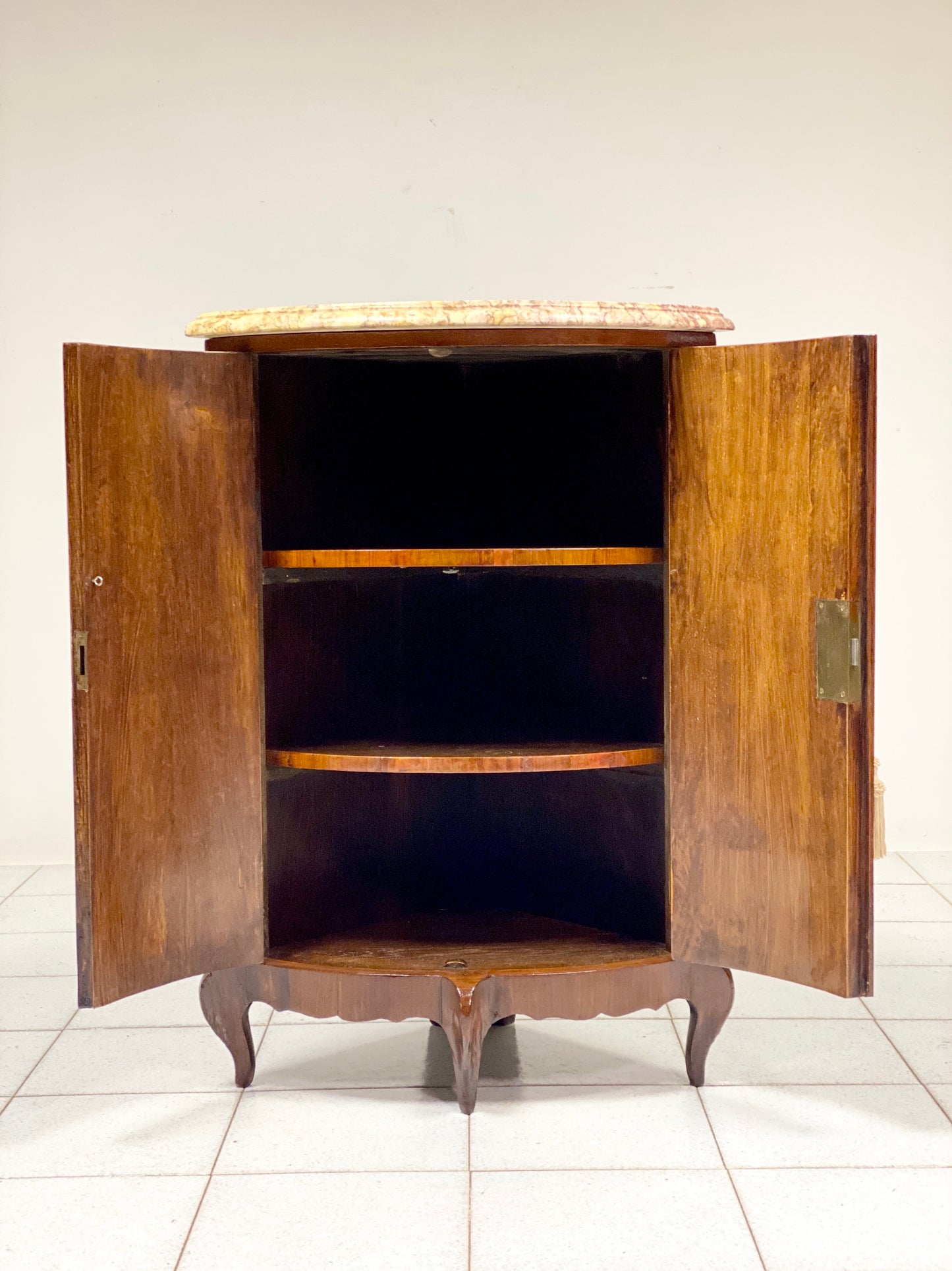 Napoleon III corner cupboard late 19th century