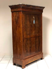 Secretaire cappuccino Carlo X . XIX secolo ( restaurato )