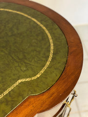 Scrivania da centro a fagiolo . Fine XIX secolo . Restaurata