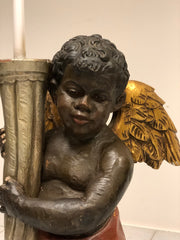 Coppia di Mori veneziani in legno XX secolo