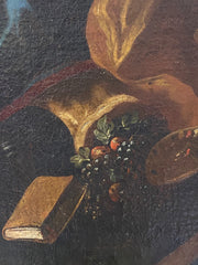 Allegoria del trionfo di Roma . Olio su tela XVIII secolo