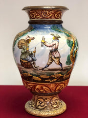 Vaso Albissola maiolica dipinta