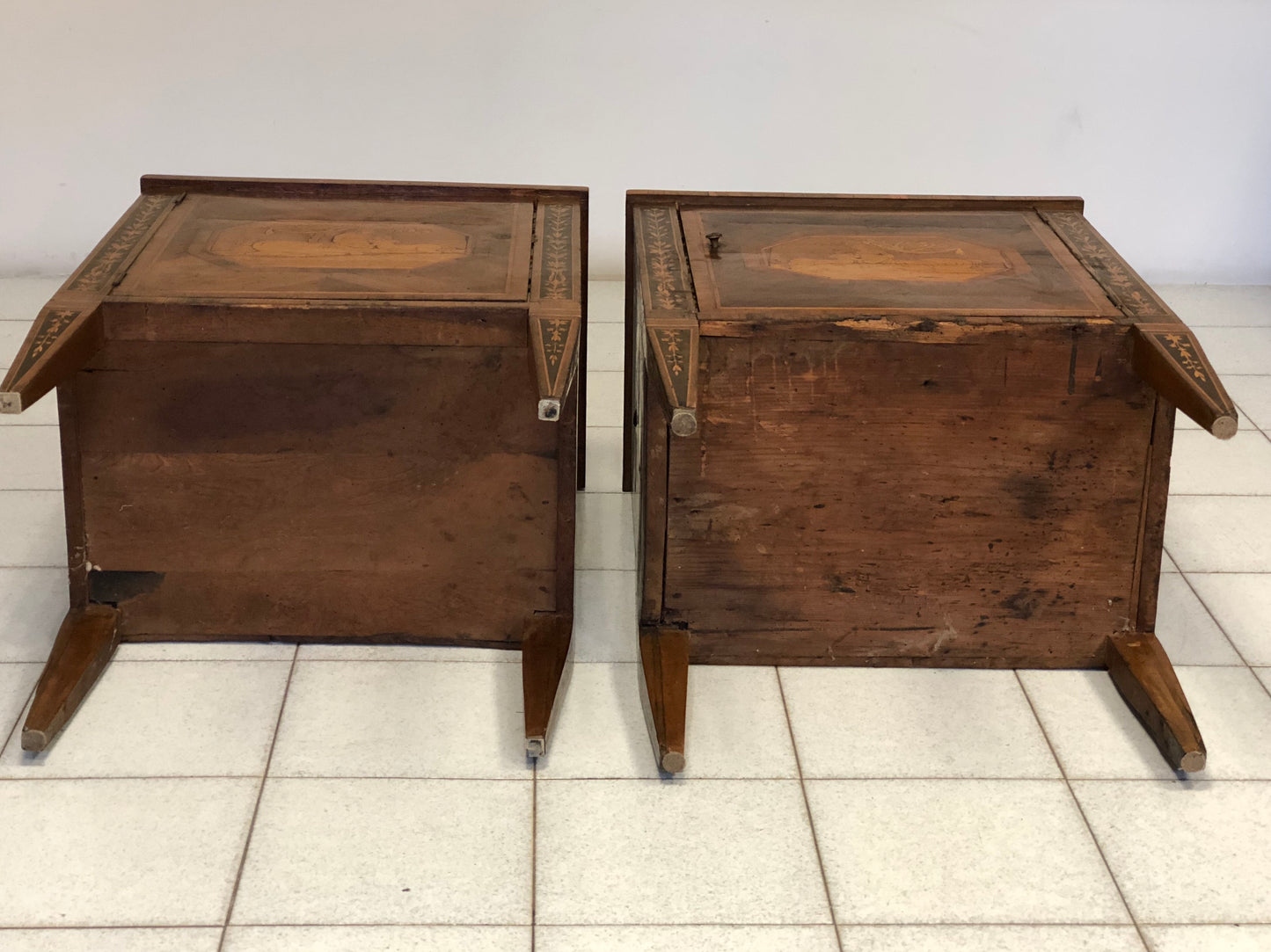 Pair of Lombard Louis XVI cabinets