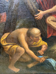 Olio su tela . Il martirio di sant’Andrea . XVII secolo
