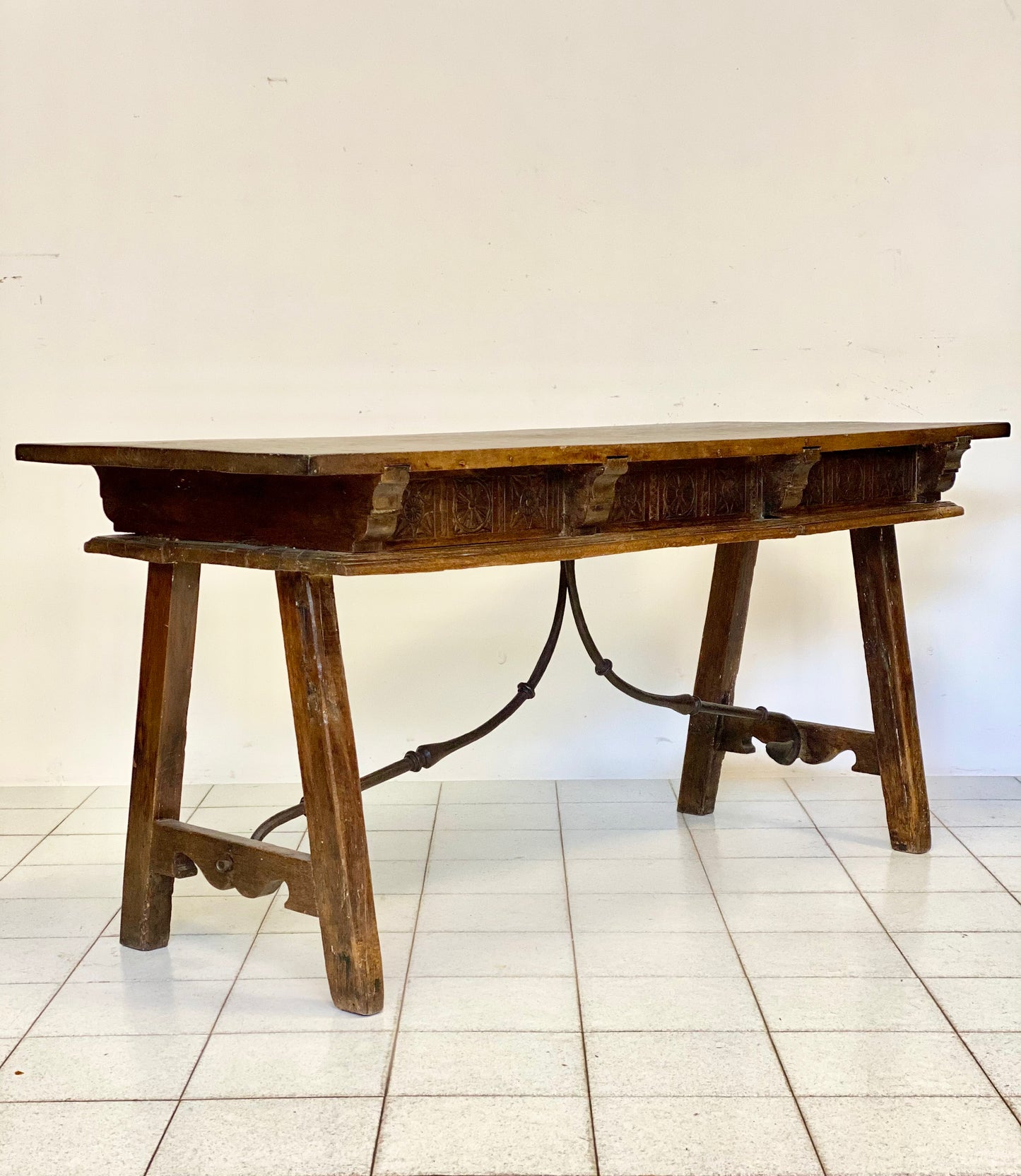 Louis XIV trestle writing table, 17th century