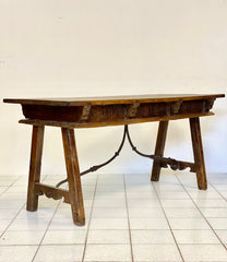 Tavolo scrittoio Luigi XIV a cavalletto epoca 600