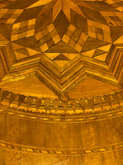Tavolo rotondo a mosaico. Rolo XIX secolo