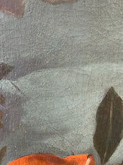 Olio su tela natura morta . Metà XIX secolo