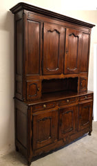 Credenza doppio corpo libreria Luigi XV . XVIII secolo