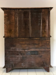 Credenza doppio corpo scolpito Luigi XIV
