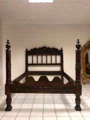 Letto matrimoniale Emiliano bolognese . XVII secolo