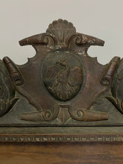 Letto in noce Luigi XIV . Lombardia XVII secolo