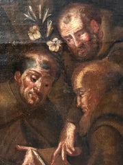 Olio su tela . Pittore fiorentino XVII secolo
