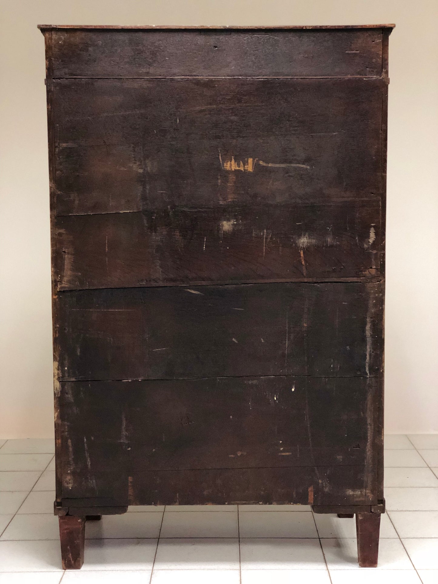 Inlaid secretaire. Holland early 19th century
