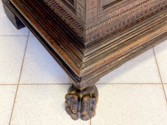 Cassapanca di noce Venezia XVI secolo
