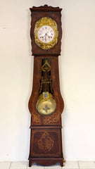 Orologio a pendolo a torre . Metà XIX secolo . Restaurato