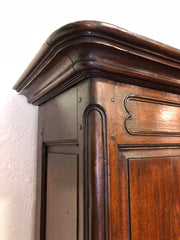 Credenza doppio corpo libreria Luigi XV . XVIII secolo