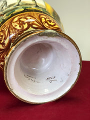 Vaso Albissola maiolica dipinta