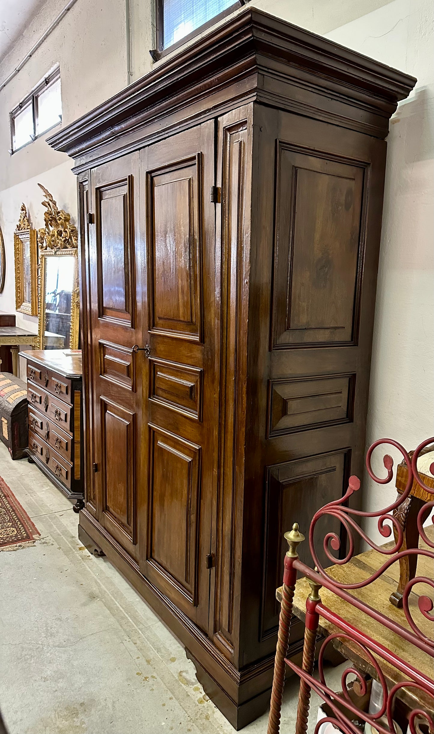 Lombard Louis XIV wardrobe. 17th century