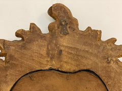 Coppia di ventole lignee intagliate argento mecca . Venezia fine XVIII