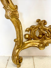 Consolles in legno intagliato e dorato. Luigi XV