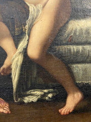 Giuseppe e la moglie di Putifarre Scuola bolognese. XVII secolo