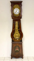 Orologio a colonna pendolo metà XIX secolo . Restaurato funzionante