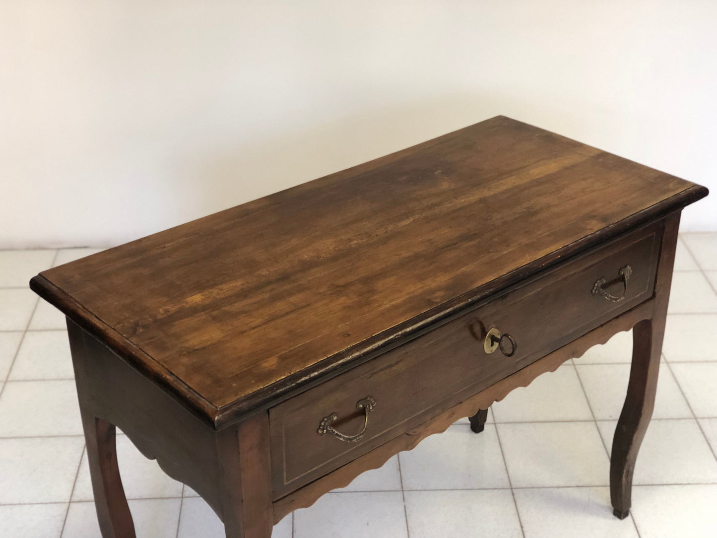 Tavolo scrittoio consolle in noce