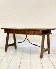 Tavolo scrittoio Luigi XIV a cavalletto epoca 600