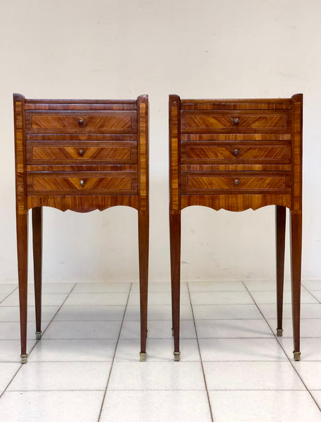 Coppia di comodini Napoleone III fine XIX secolo