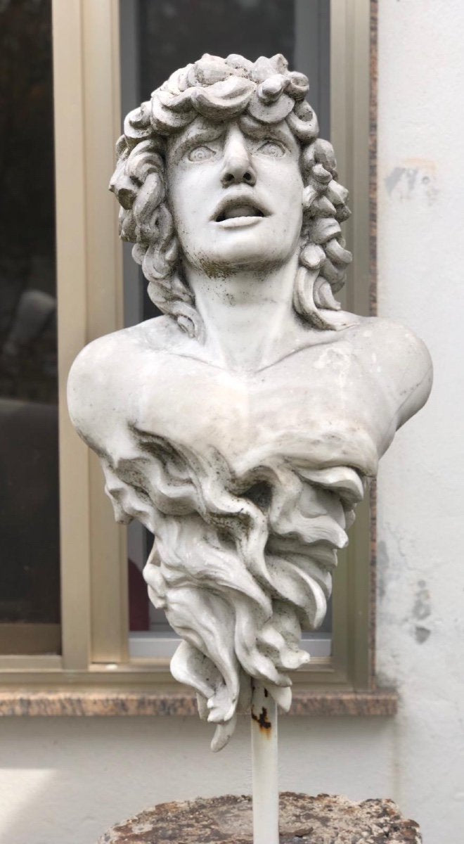 Carrara marble sculpture. Icarus. Early 19th century