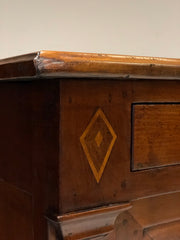 Credenza impero in ciliegio intarsiata ( restaurata )
