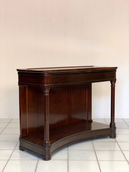 Consolle lombarda Carlo X noce . Restaurata