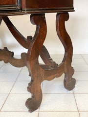 Tavolo scrittoio Luigi XIV Lombardo . XVII secolo