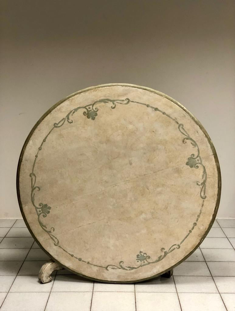 Round table lacquered Lombard