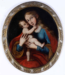 Madonna con bambino (atelier di Giovanni Battista Discepoli detto lo Zoppo da Lugano)