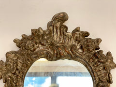 Coppia di ventole lignee intagliate argento mecca . Venezia fine XVIII