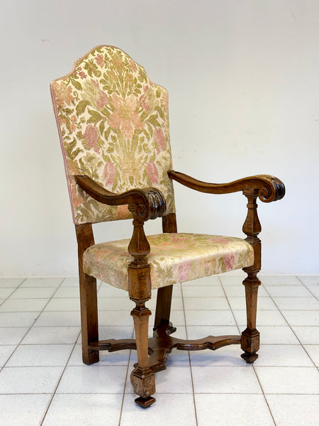 Poltrona trono Luigi XIV Modena inizio 700