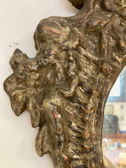 Coppia di ventole lignee intagliate argento mecca . Venezia fine XVIII