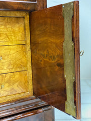 Secretaries Carlo X piuma mogano . XIX secolo