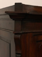 Armadio Carlo X lombardo tre porte noce