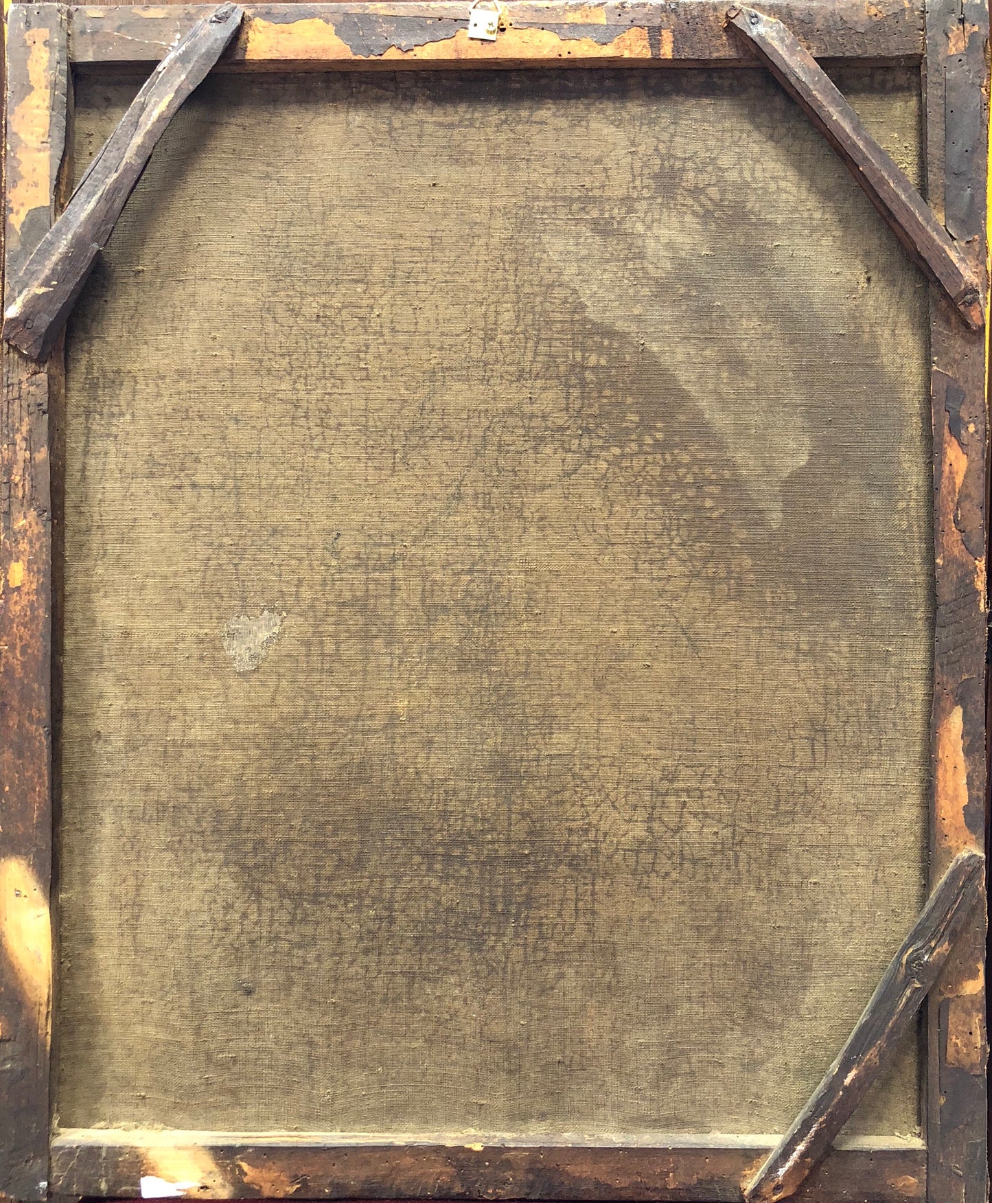 Sacra famiglia olio su tela datato 1762