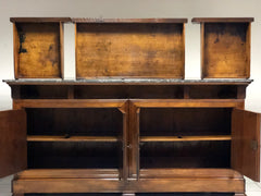 Credenza Carlo X quattro porte . XIX secolo . Restaurata