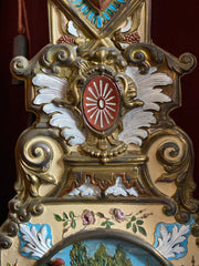 Orologio a pendolo a colonna . XIX secolo