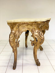 Consolle lombarda brescia Milano oro zecchino . Luigi XV