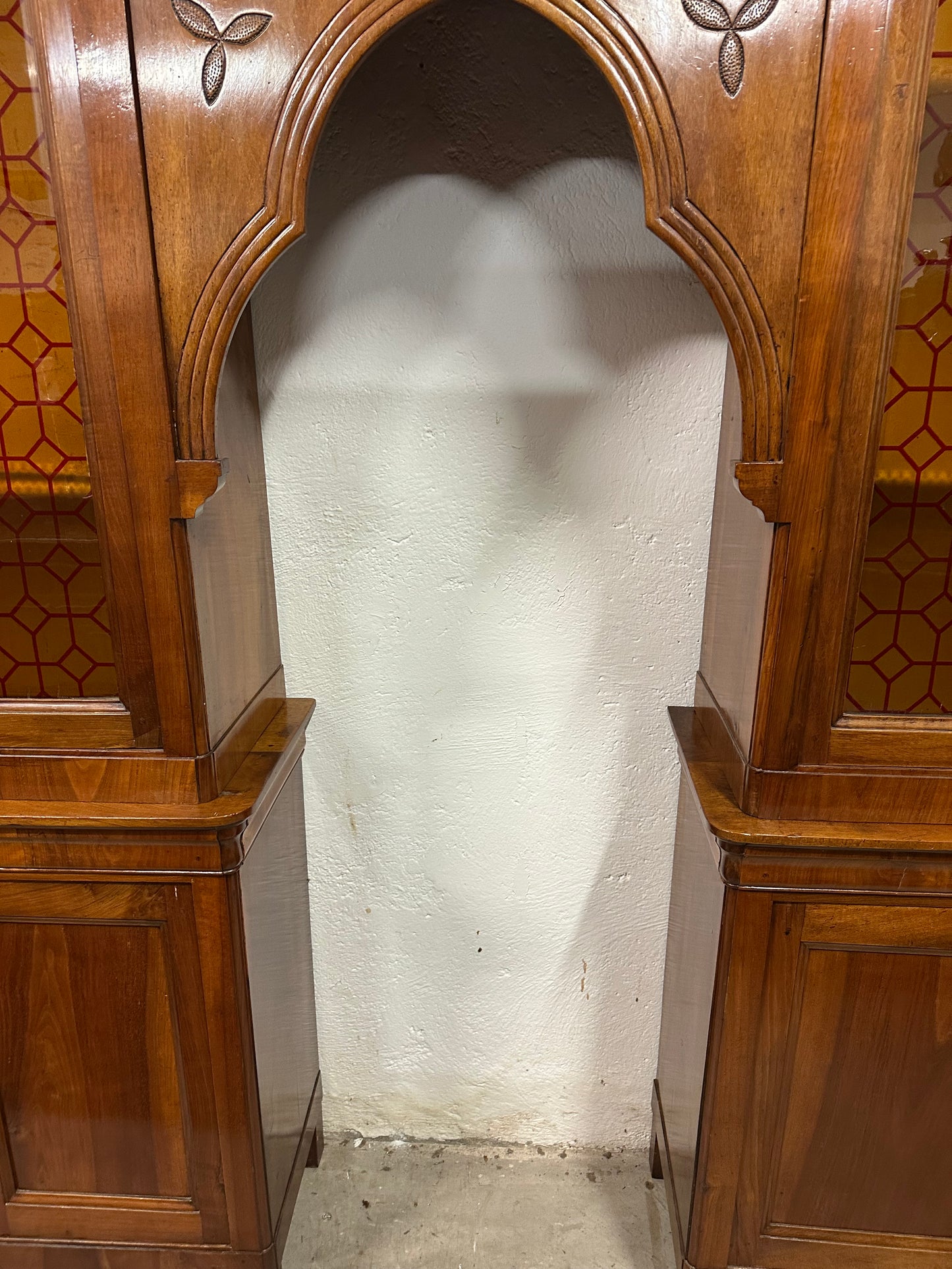 Libreria a ponte epoca Carlo X lombarda XIX secolo. Restaurata