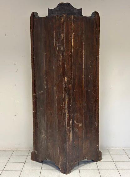 Angoliera vetrina laccata dorata toscana primi 800