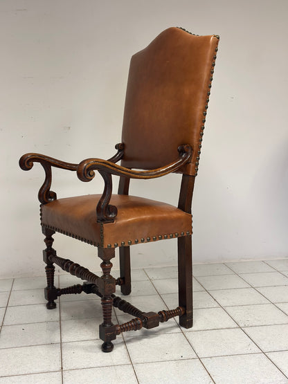 Poltrona a rocchetto Luigi XIV . Emilia 600