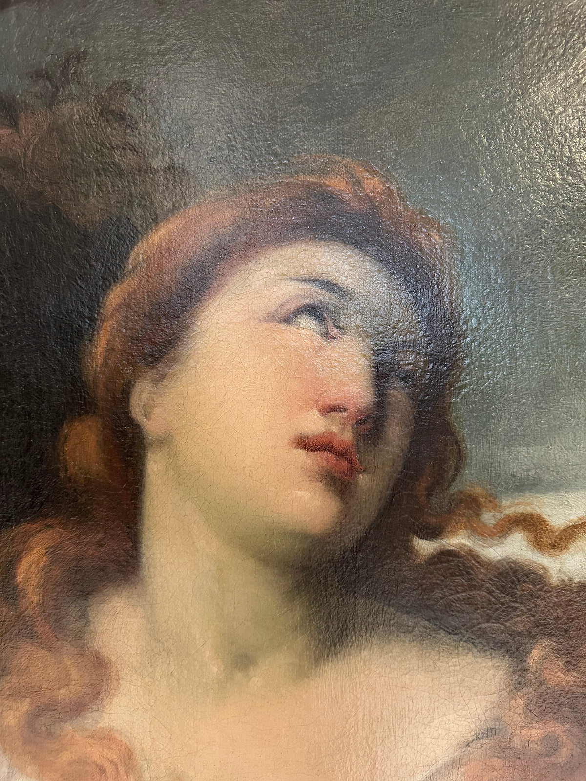 TIZIANO VECELIO (maniera di)
Pieve di Cadore 1488-90 Venezia 1576
Maddalena Penitente 
Olio su tela.  78 x 96